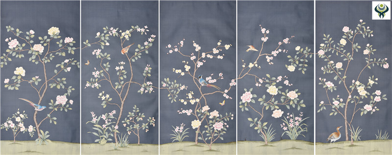 無錫絲綢手繪 【廠家直銷】無錫琴棋壁畫有限公司