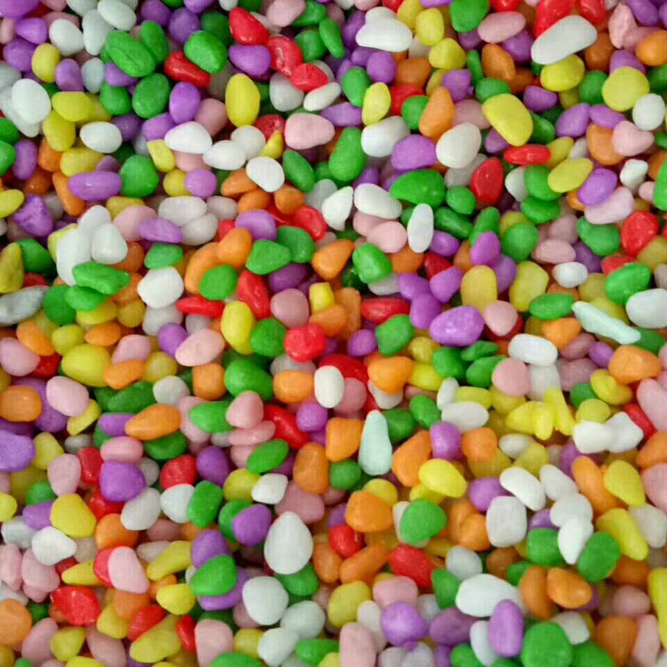 彩石子，魚(yú)缸造景彩石子，壓花地坪彩石子