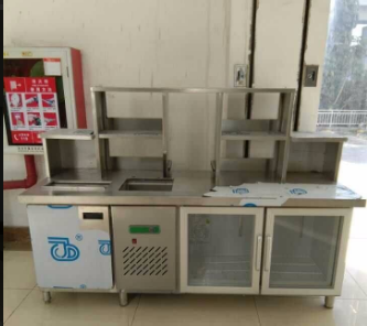 奶茶操作臺水吧臺圖片/奶茶操作臺水吧臺樣板圖 (2)