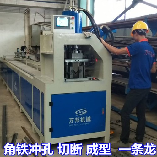 不銹鋼沖孔機(jī)_佛山聯(lián)動(dòng)機(jī)械液壓小型不銹鋼方管沖孔機(jī)