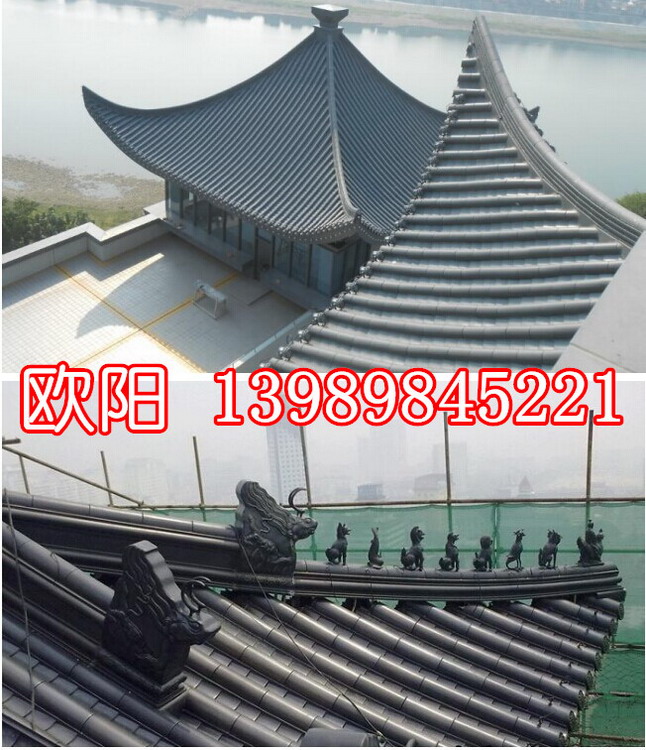 厂家批发铝合金古建瓦 寺庙琉璃瓦 铝合金仿古金属瓦 别墅铝瓦 外墙装饰琉璃瓦 厂家批发铝合金古建瓦 新型寺庙图片