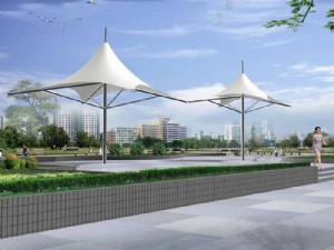 膜結(jié)構(gòu)景觀棚圖片/膜結(jié)構(gòu)景觀棚樣板圖 (2)