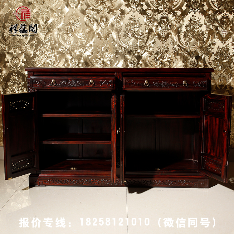 紅木餐邊柜圖片/紅木餐邊柜樣板圖 (2)