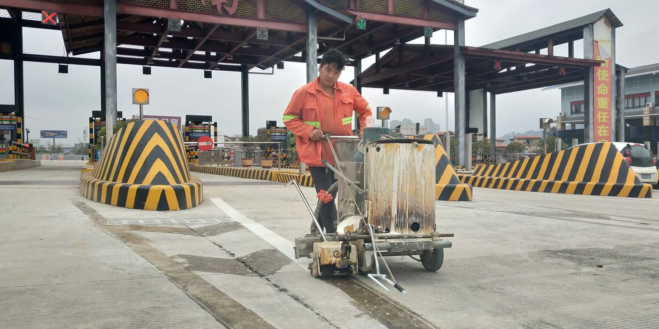 龙里县地下车库划线城市道路划线