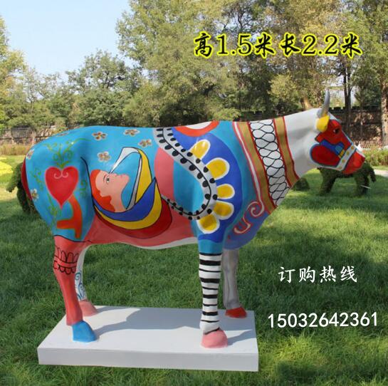 牛雕塑圖片/牛雕塑樣板圖 (3)