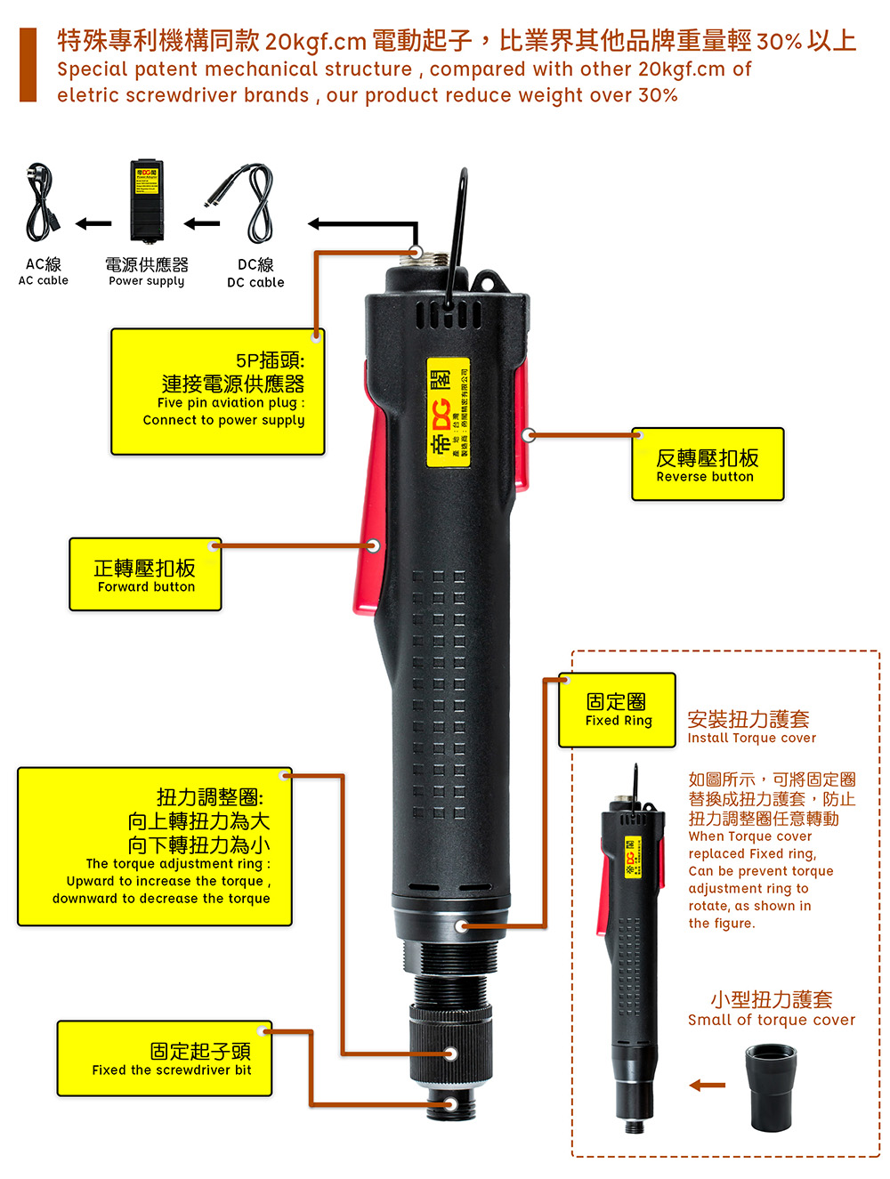 定扭电动螺丝刀 从台湾到大陆，品质不变，服务更优，高转速电动起子图片