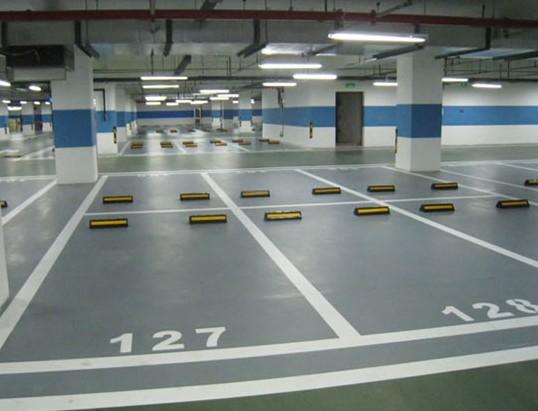 停車場(chǎng)地坪漆圖片/停車場(chǎng)地坪漆樣板圖 (1)