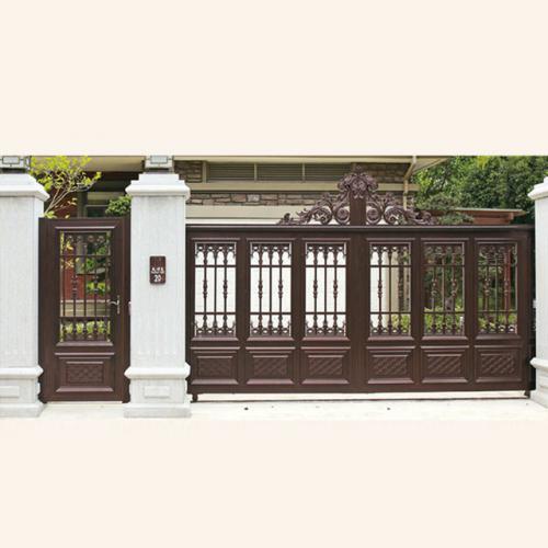 鑄鋁庭院門圖片/鑄鋁庭院門樣板圖 (4)