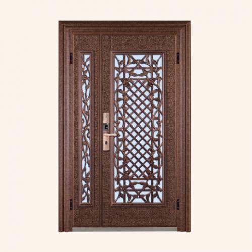 鑄鋁別墅門圖片/鑄鋁別墅門樣板圖 (3)