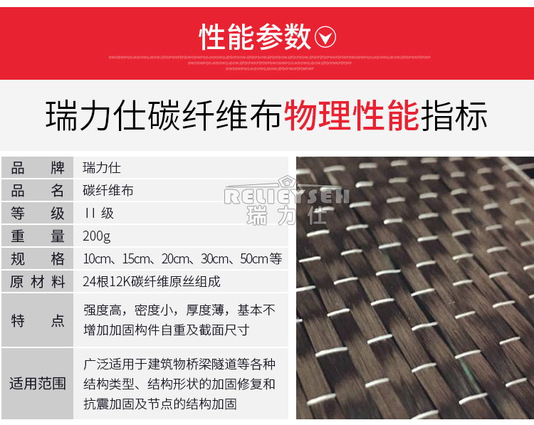 瑞力仕12K200g二級碳纖維布圖片/瑞力仕12K200g二級碳纖維布樣板圖 (3)