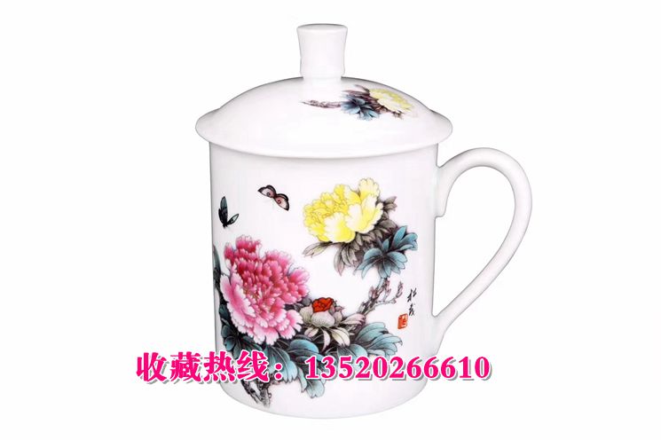 國色天香大師珍藏對杯 張松茂作品