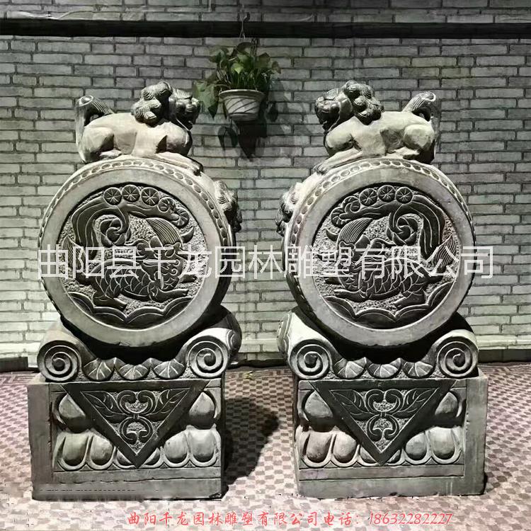 舟山石雕門墩_石雕門鼓石_抱箍石_獅子石鼓_漢白玉門鼓石價(jià)格_青石門墩廠家