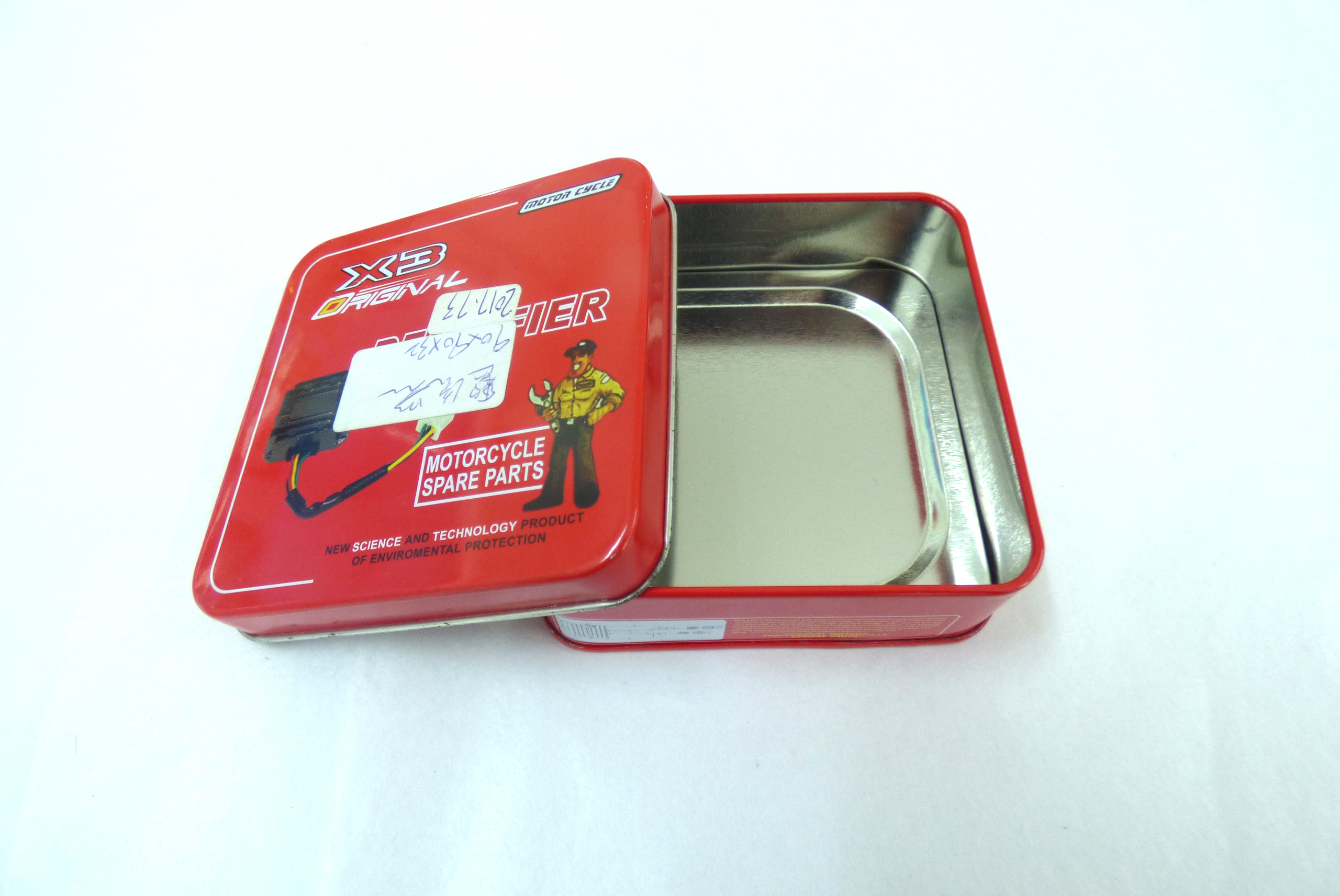 摩配 整流器 鐵盒 馬口鐵盒馬口鐵罐-樂達(dá)嘉五金罐業(yè)金屬包裝 惠州樂達(dá)嘉鐵盒  鐵盒