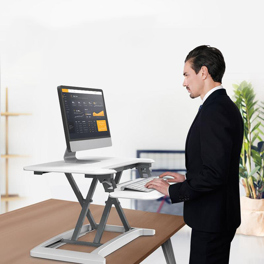 升降辦公桌_簡易升降臺圖片
