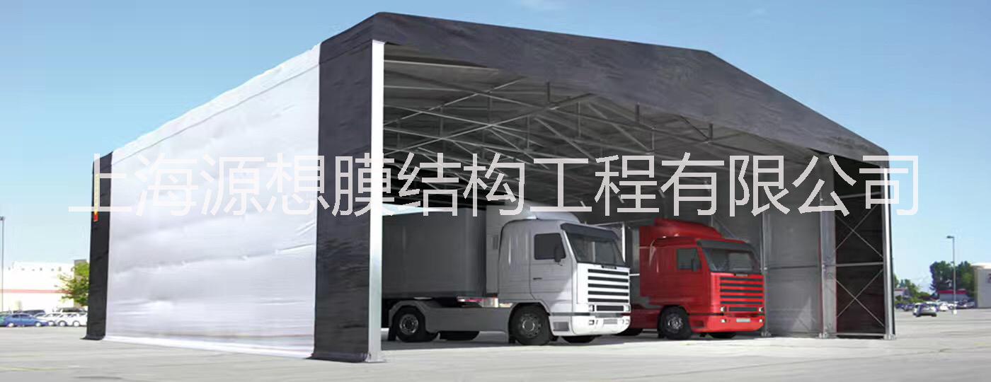 停車棚定做圖片/停車棚定做樣板圖 (2)