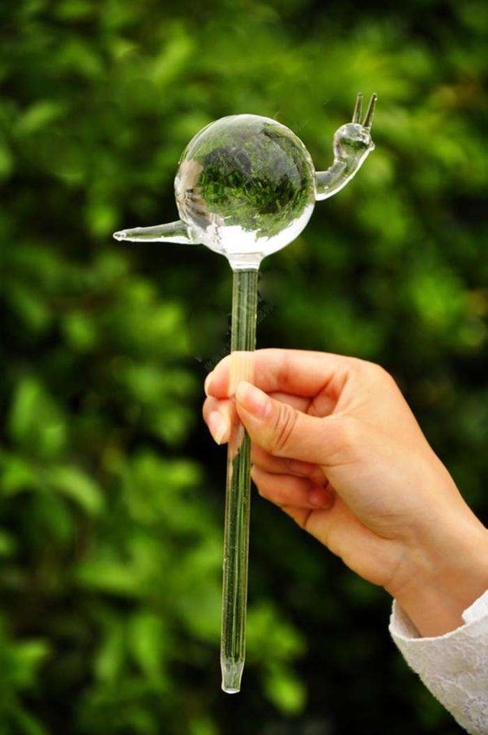 玻璃蝸牛澆花器圖片/玻璃蝸牛澆花器樣板圖 (1)
