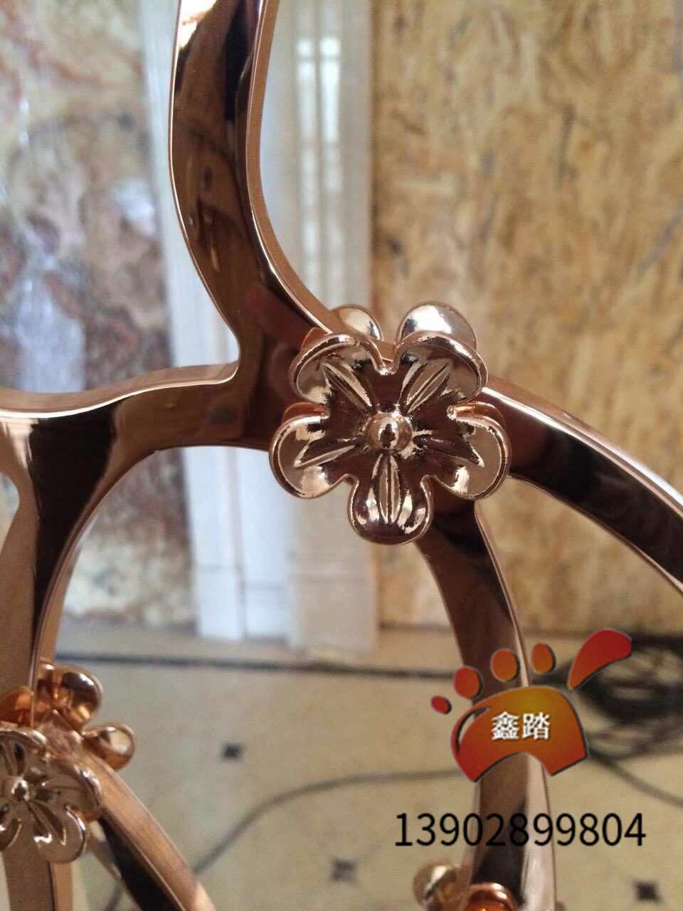 玫瑰金不銹鋼屏風(fēng)圖片/玫瑰金不銹鋼屏風(fēng)樣板圖 (3)
