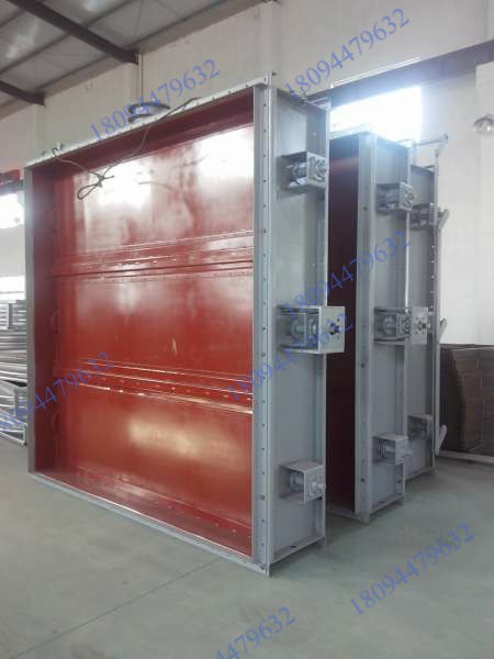 多葉片百葉擋板門圖片/多葉片百葉擋板門樣板圖 (3)