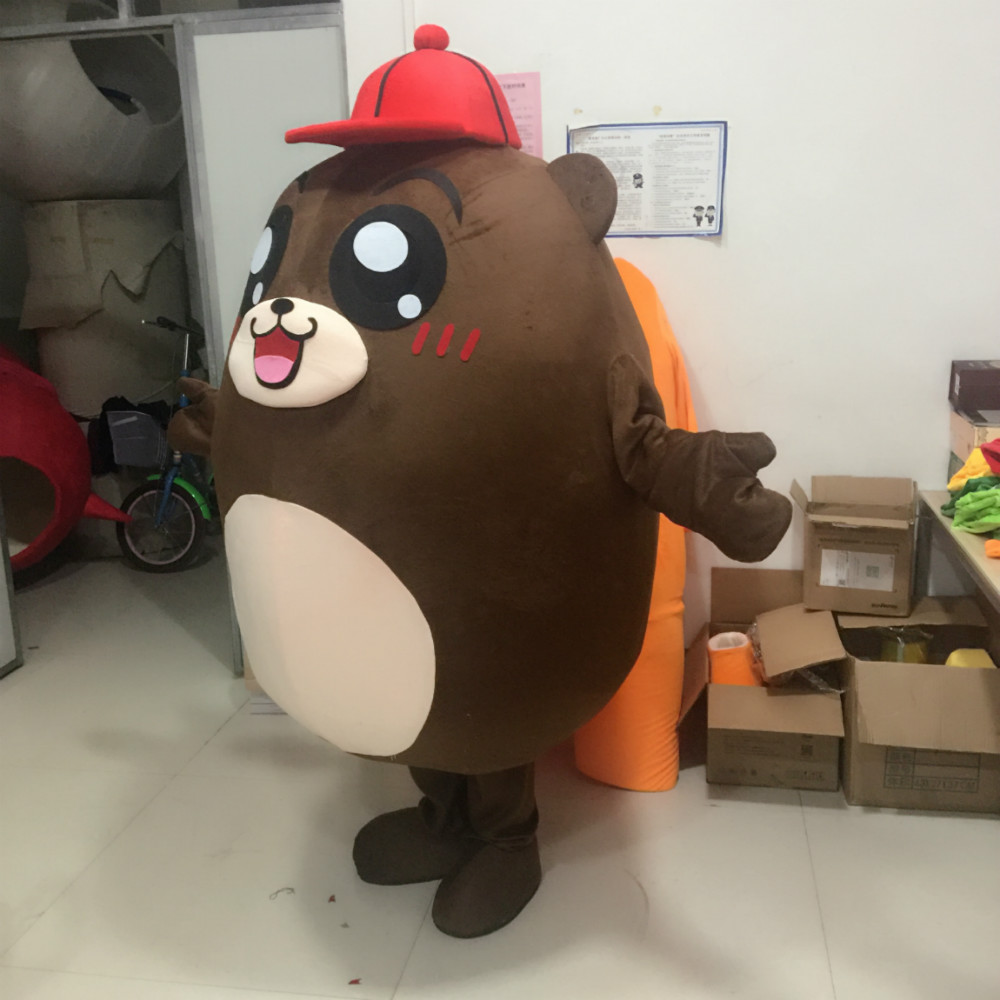 贛州卡通人偶服裝行走服裝海苔熊