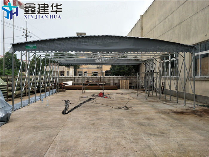 活動伸倉庫移動縮雨棚圖片/活動伸倉庫移動縮雨棚樣板圖 (3)