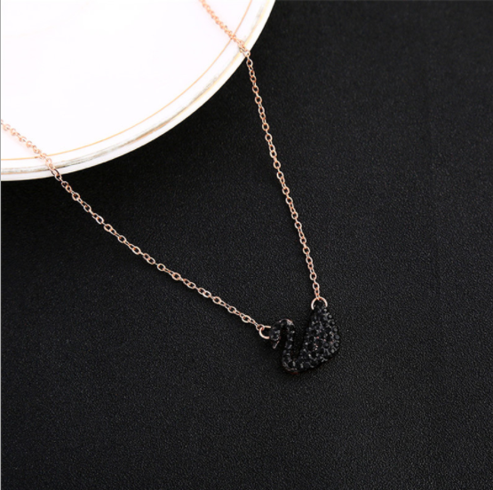 韓國時尚天鵝鎖骨項鏈圖片/韓國時尚天鵝鎖骨項鏈樣板圖 (3)