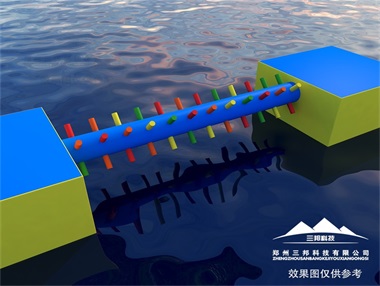 狼牙棒 男生女生向前冲系列水上冲关设备 水上闯关设备 水上游乐设备图片