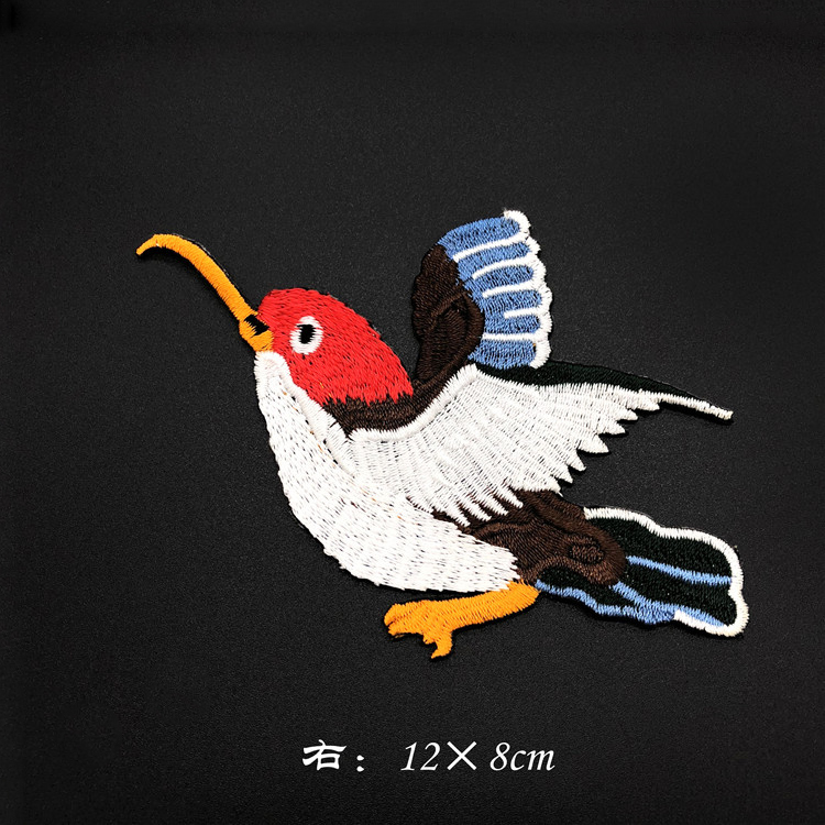 玫瑰花小鳥(niǎo)刺繡布貼服裝裝飾輔料圖片/玫瑰花小鳥(niǎo)刺繡布貼服裝裝飾輔料樣板圖 (4)