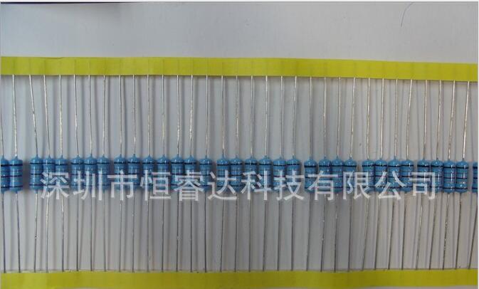 廠家直銷  金屬膜電阻 深圳金屬膜電阻廠家  直插五色環(huán)金屬膜電阻  深圳長(zhǎng)期供應(yīng)金屬膜電阻
