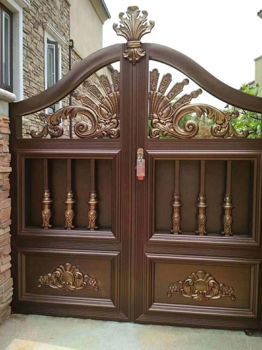 威海院墻大門定制/煙臺(tái)圍墻大門/菏澤小區(qū)大門廠家