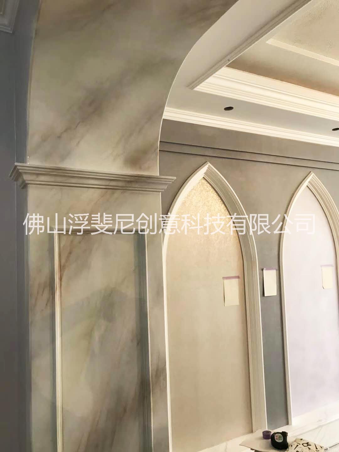 大理石墻圖片/大理石墻樣板圖 (4)