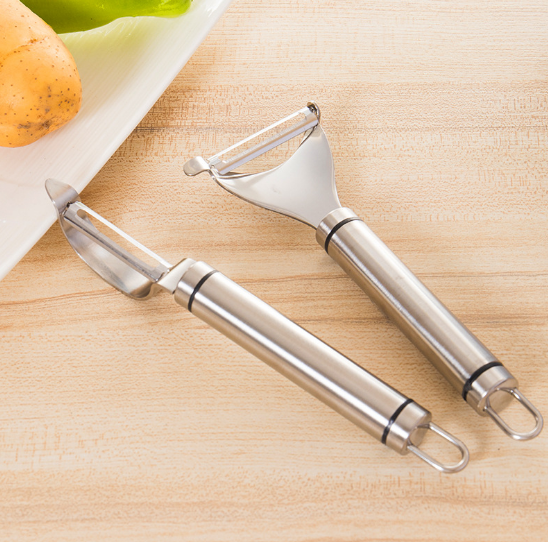 不銹鋼304多功能削皮器蘋果削皮刀土豆去皮瓜果刨芒果刮皮刀 多功能削皮器