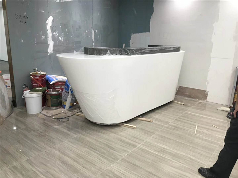 廠家加工定制人造石銀行服務臺圖片/廠家加工定制人造石銀行服務臺樣板圖 (1)