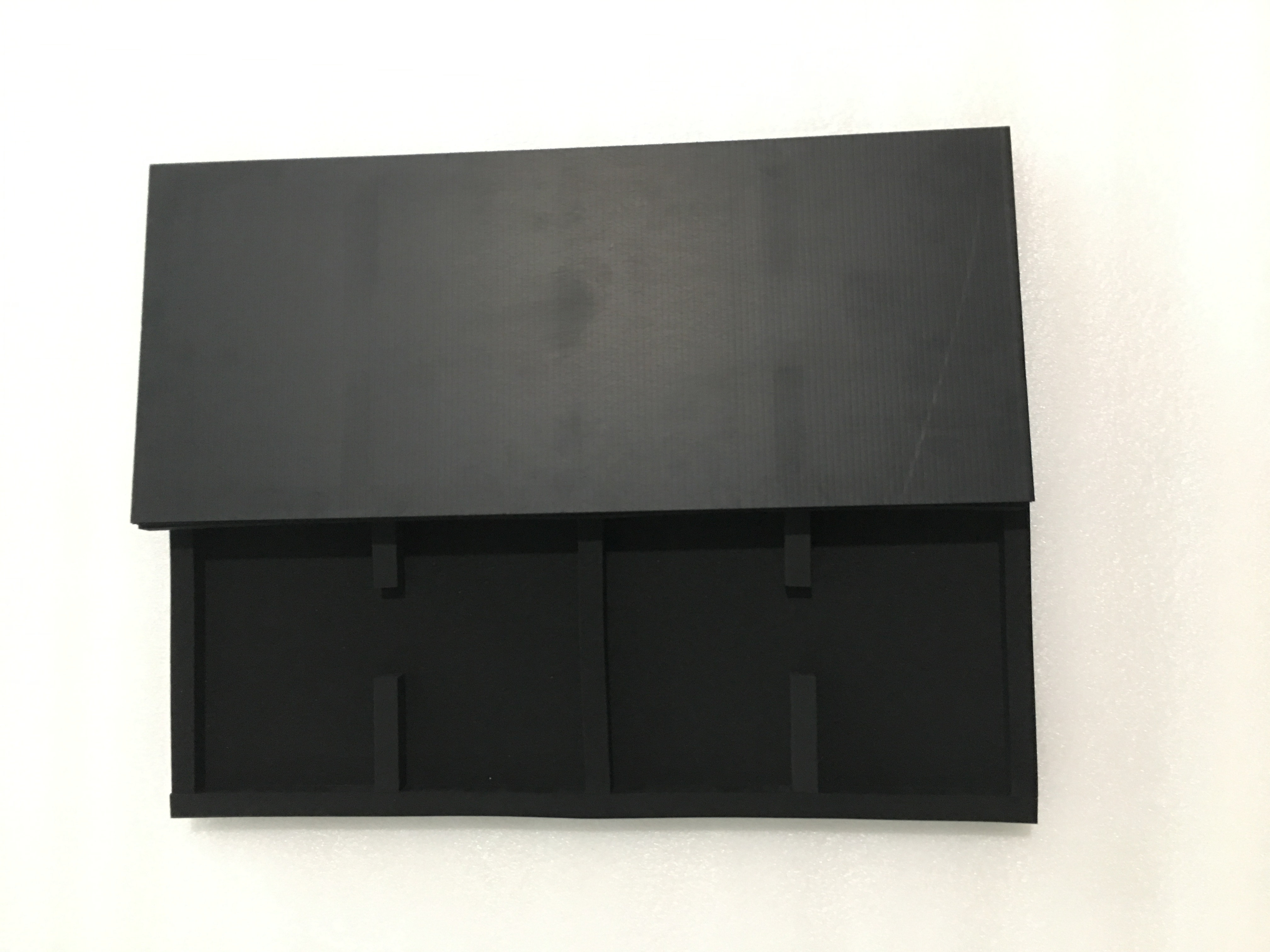 9009防靜電中空板EVA托盤_深圳防靜電中空板EVA托盤_防靜電中空板EVA托盤廠家_黑色EVA內(nèi)襯防震包裝盒