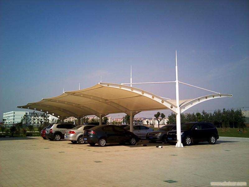 停車棚圖片/停車棚樣板圖 (2)