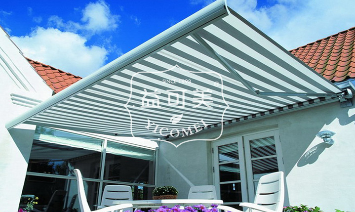 曲臂遮陽篷圖片/曲臂遮陽篷樣板圖 (3)