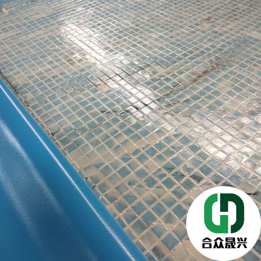 防滑水波紋泳池膠膜圖片