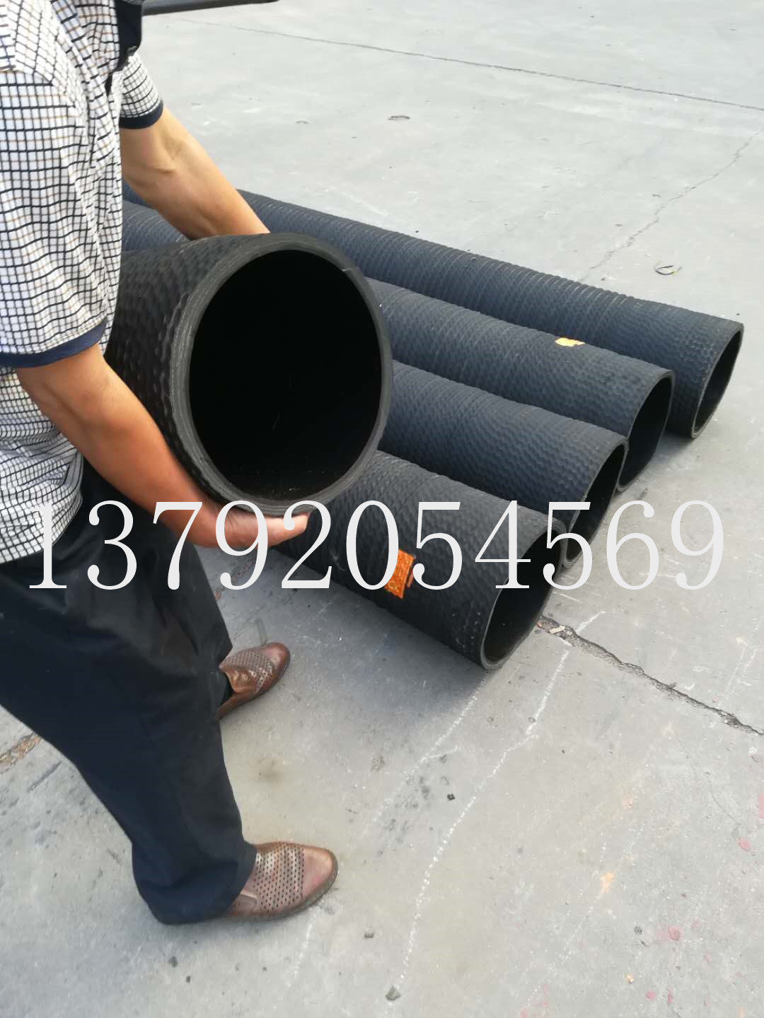 大口徑抽水吸沙橡膠鋼絲管圖片/大口徑抽水吸沙橡膠鋼絲管樣板圖 (1)