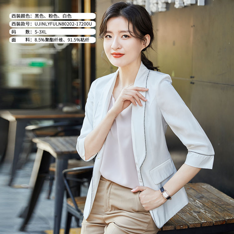 熱銷時尚中袖小西裝圖片/熱銷時尚中袖小西裝樣板圖 (2)