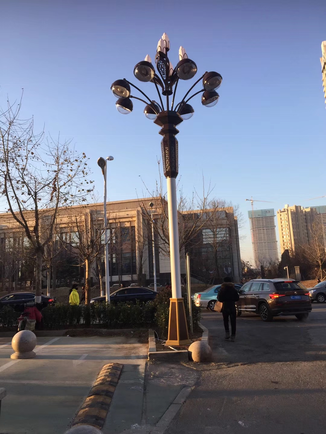 中華燈公園廣場燈玉蘭戶外燈圖片