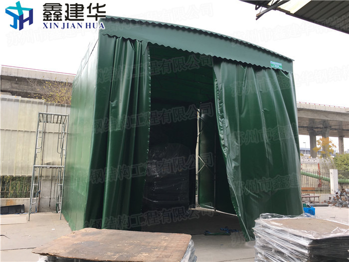 井陘礦區(qū)鑫建華篷業(yè)電動(dòng)懸空雨棚優(yōu)惠促銷