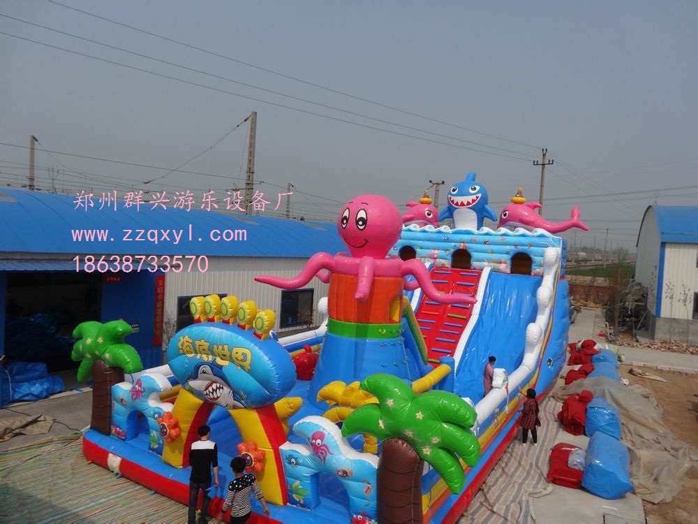 兒童游樂淘氣堡圖片/兒童游樂淘氣堡樣板圖 (3)