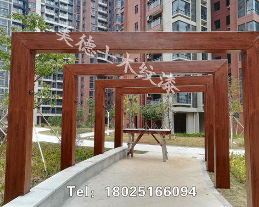 鋼棚木紋漆施工