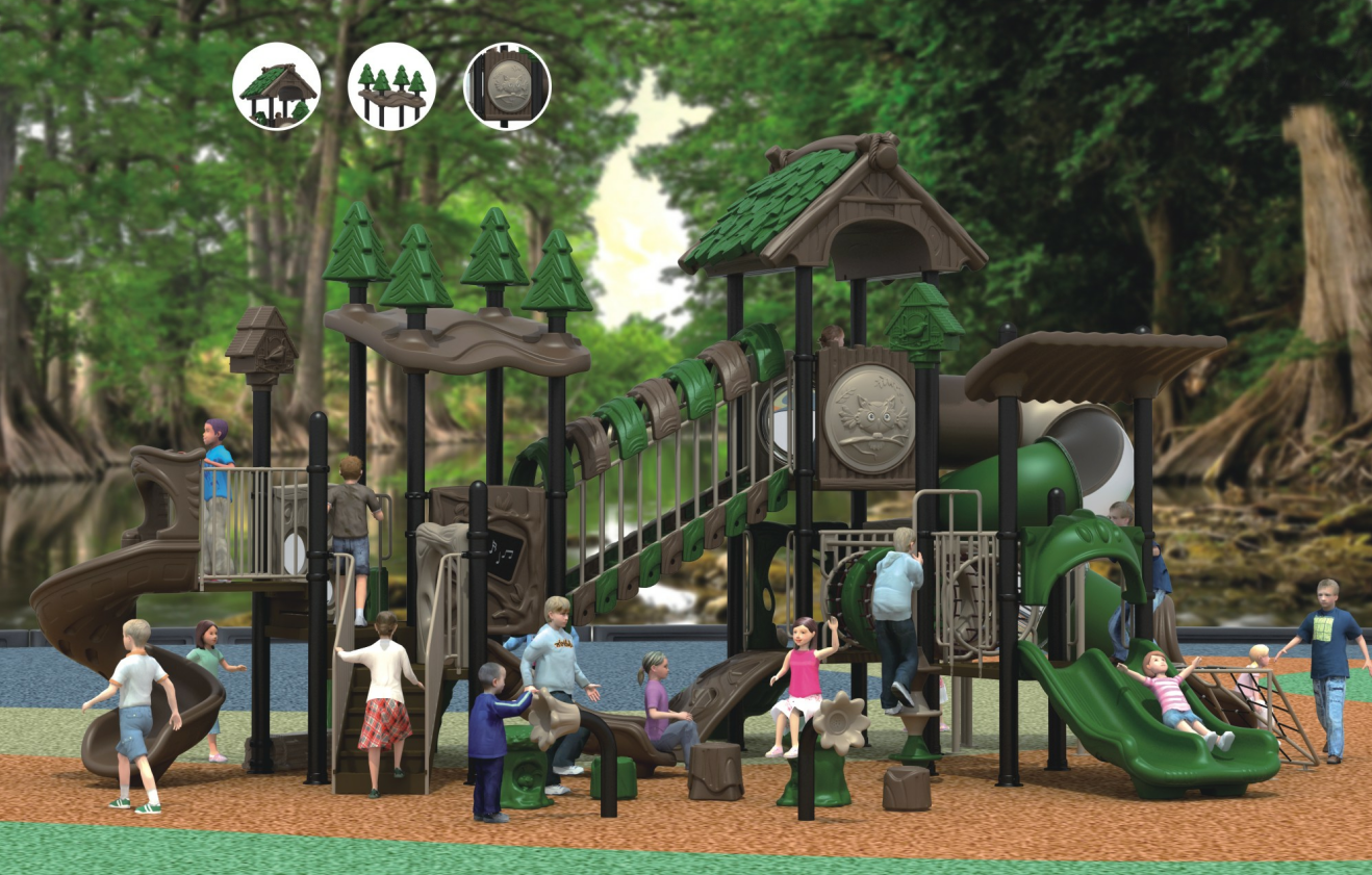 兒童組合滑梯圖片/兒童組合滑梯樣板圖 (1)