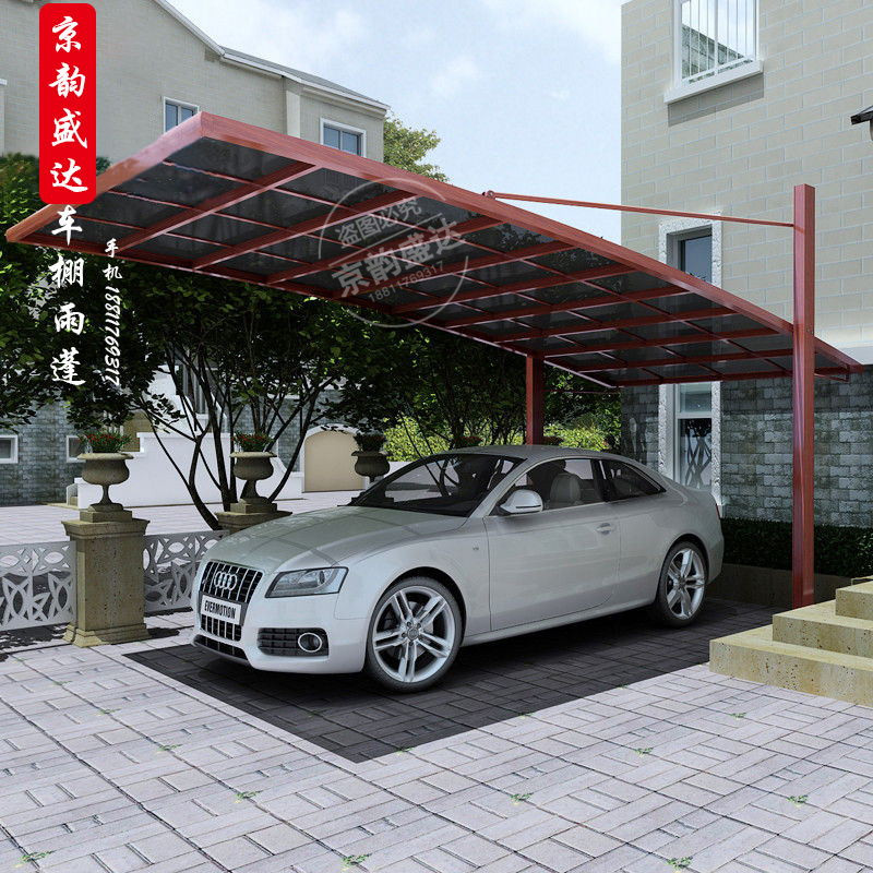 停車棚圖片/停車棚樣板圖 (1)
