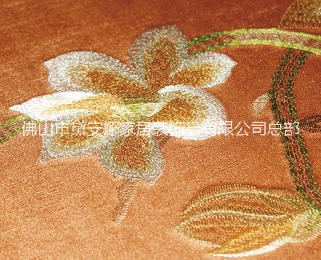 床頭玉蘭花刺繡硬包臥室背景墻圖片/床頭玉蘭花刺繡硬包臥室背景墻樣板圖 (4)