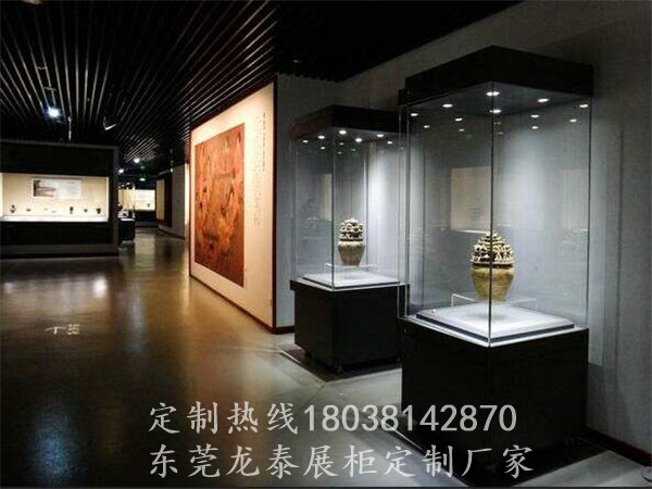 陶瓷古董獨立柜防爆防彈玻璃柜圖片/陶瓷古董獨立柜防爆防彈玻璃柜樣板圖 (1)