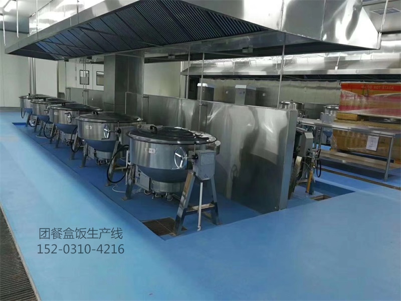 盒飯生產(chǎn)流水線設(shè)備圖片
