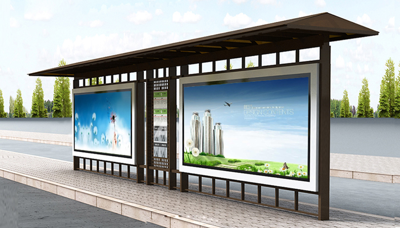 仿古候車亭圖片/仿古候車亭樣板圖 (4)