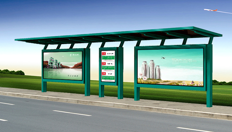 候車(chē)亭圖片/候車(chē)亭樣板圖 (4)