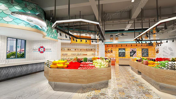 南京岔路口蘇鮮農(nóng)貿(mào)市場(chǎng)改造設(shè)計(jì)案例